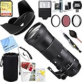 Sigma 745-306 150-600mm F5-6.3 DG OS HSM Zoom Lens Contemporary For
Nikon DSLR Cameras + 64GB Ultimate Filter & Flash Photography Bundle
