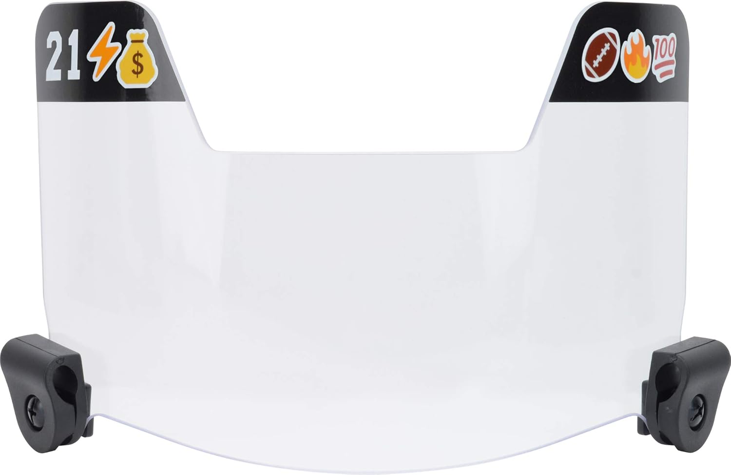 Sports Unlimited Universal Football Visor Eye Shield, Clear - Fits All Adult & Youth Helmets : Sports & Outdoors