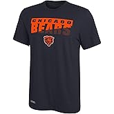 New Era NFL Men's Scoreboard Dri-Tek Short Sleeve Tee, Chicago Bears Large