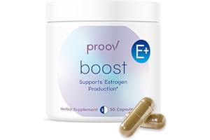 Proov - Boost Supplement for Women - Promotes Estrogen Production - Fertility & Menopausal Support for Women - Hormonal Balance - Evening Primrose Oil Red Clover, Dong Quai, Black Cohosh - 30 Capsules