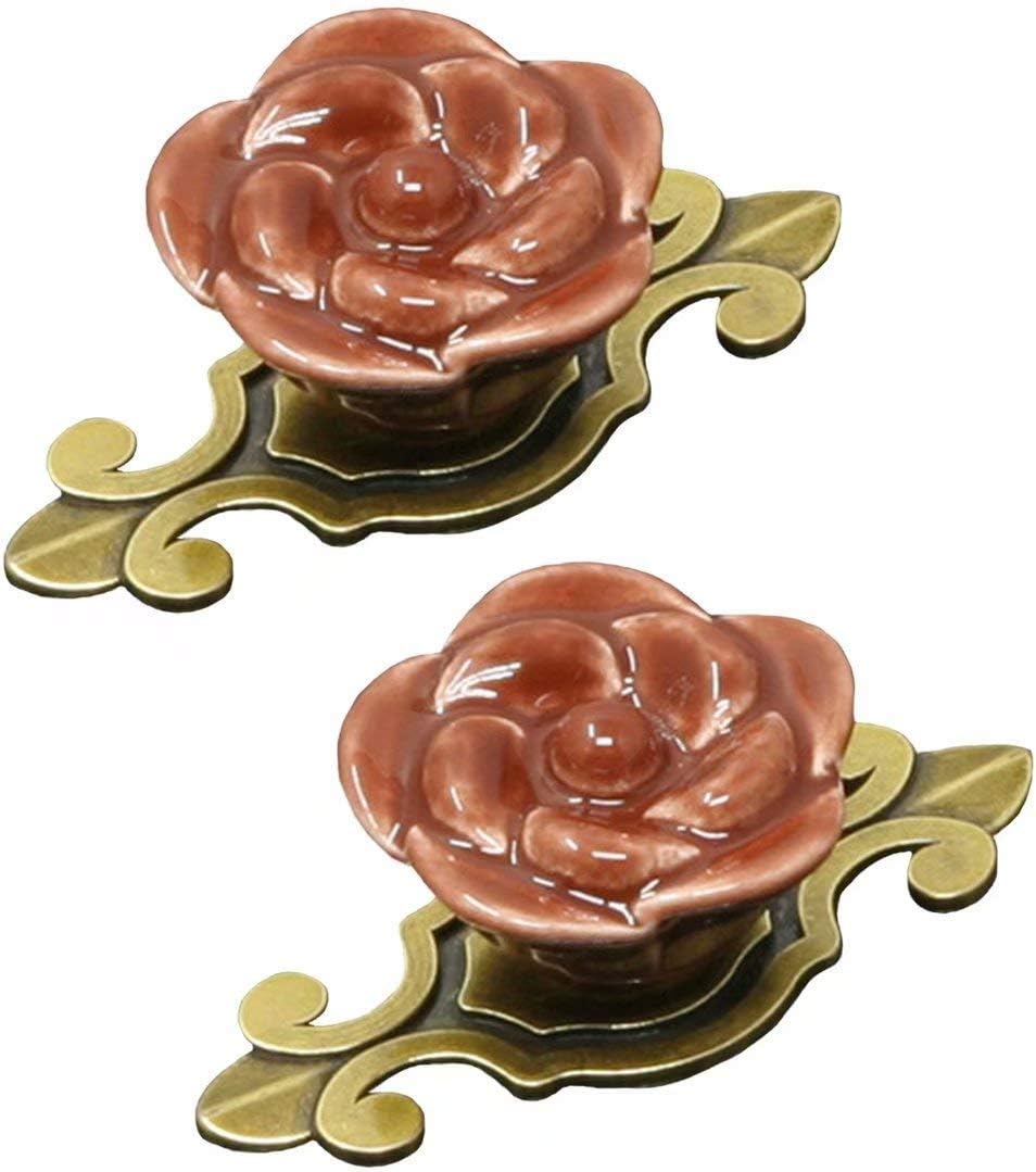 Keramik Moderne minimalistische Küchenmöbel Schrank ziehen, Rose Flower