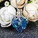 SIVERY 'Love in Eiffel' Stud Earrings with Blue Crystal, Jewelry for Women Gifts for Her (Blessed Love Necklace)