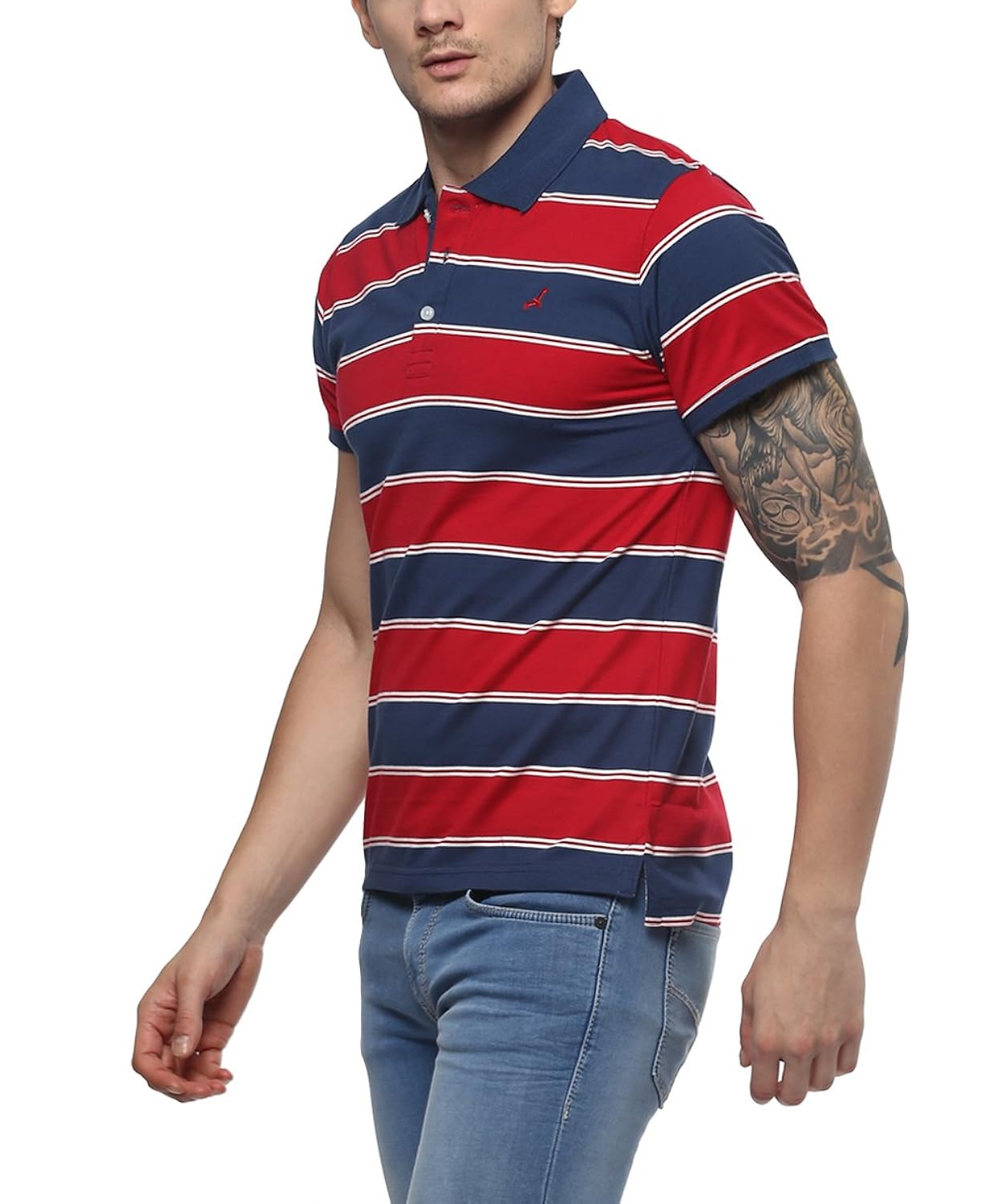 american crew men's cotton blend polo t-shirt