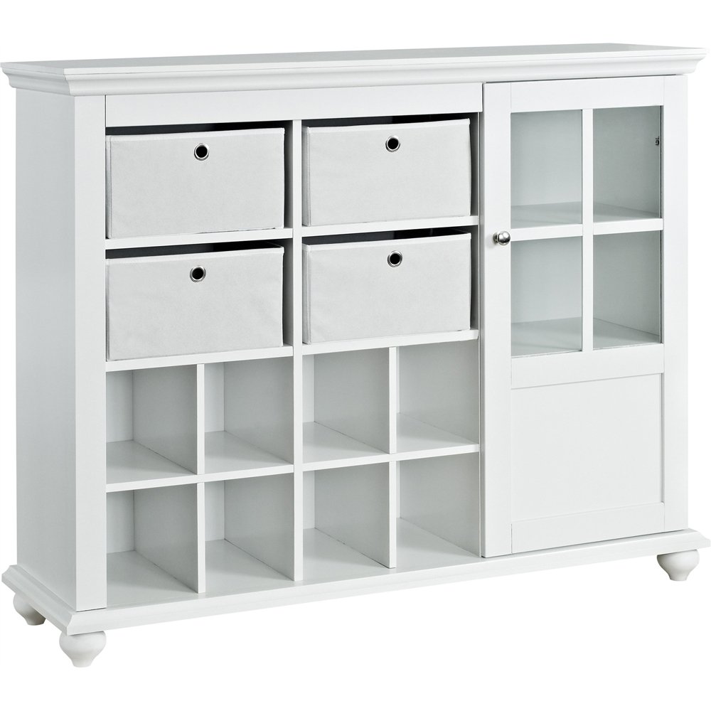 Amazoncom Ameriwood Home Reese Park Storage Cabinet White Amazoncom Ameriwood Home Reese Park Storage Cabinet White