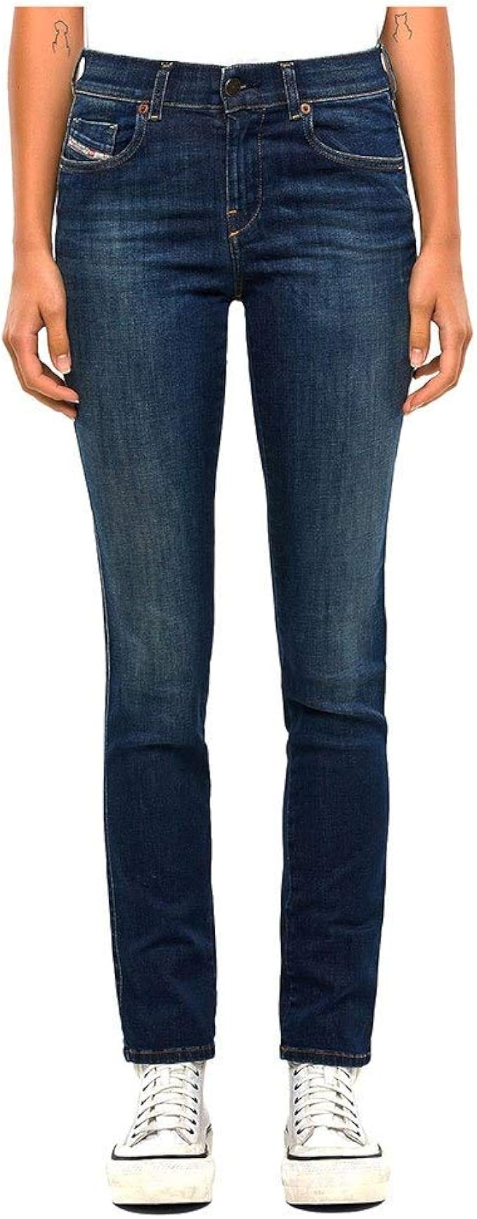 Diesel Women's DSandy L.30 Pantaloni Jeans, Blue (Denim Mh6), 26W / 32