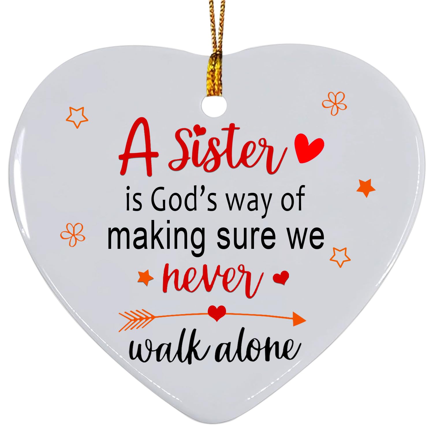 Sister Christmas Ornament 2025, Sister Gifts for