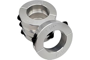 Coastal Shaft Collars - 1.25" Bore Diameter - Clamping Two Piece Shaft Collar - 2024 Aluminum (4 Pack)