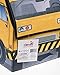 Clever Creations Kids Collapsible Storage Organizer and Ottoman, Perfect Vehicle Themed Toy Chest for Storing Books, Shoes, Games and More, Dump Truck