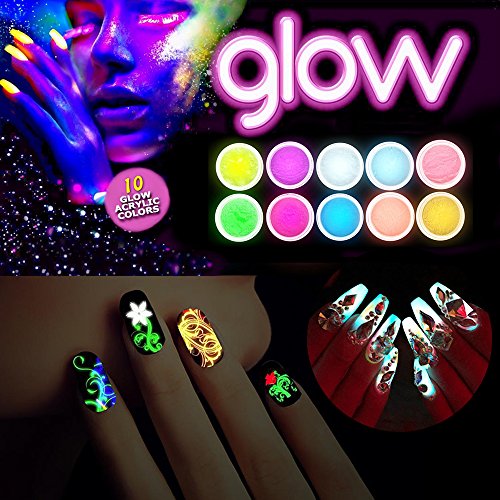 luminous nail powder