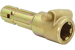 WOFUNPART New Upgraded PTO Extender Female 1-3/8" & 6 Spline, 1-3/8" & 6 Spline Male, 70HP, 3 Year Warranty