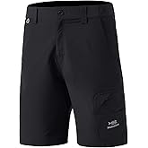 BASSDASH 10.5” Mens Fishing Cargo Shorts Quick Dry UPF 50+ Water Resistant FP01M