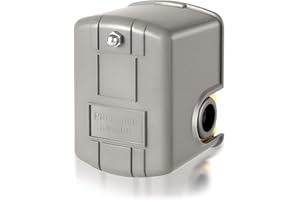 Xlajiao Pressure Switch for Well Pump 40-60 PSI, Water Pressure Switch Adjustable Differential, 1/4" Female NPT, Automatic