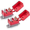 2 PCS DC 12V - 24V 30Amp Automatic Reset Circuit Breaker for Car, ATV, RV, Ship, Battery Chargers and More（with Cover）