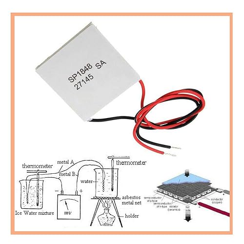 Comimark 2Pcs 40x40mm Thermoelectric Power Generator SP1848-27145