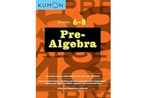 Kumon Pre Algebra-Grades 6-8 (Kumon Middle School Math Workbooks)