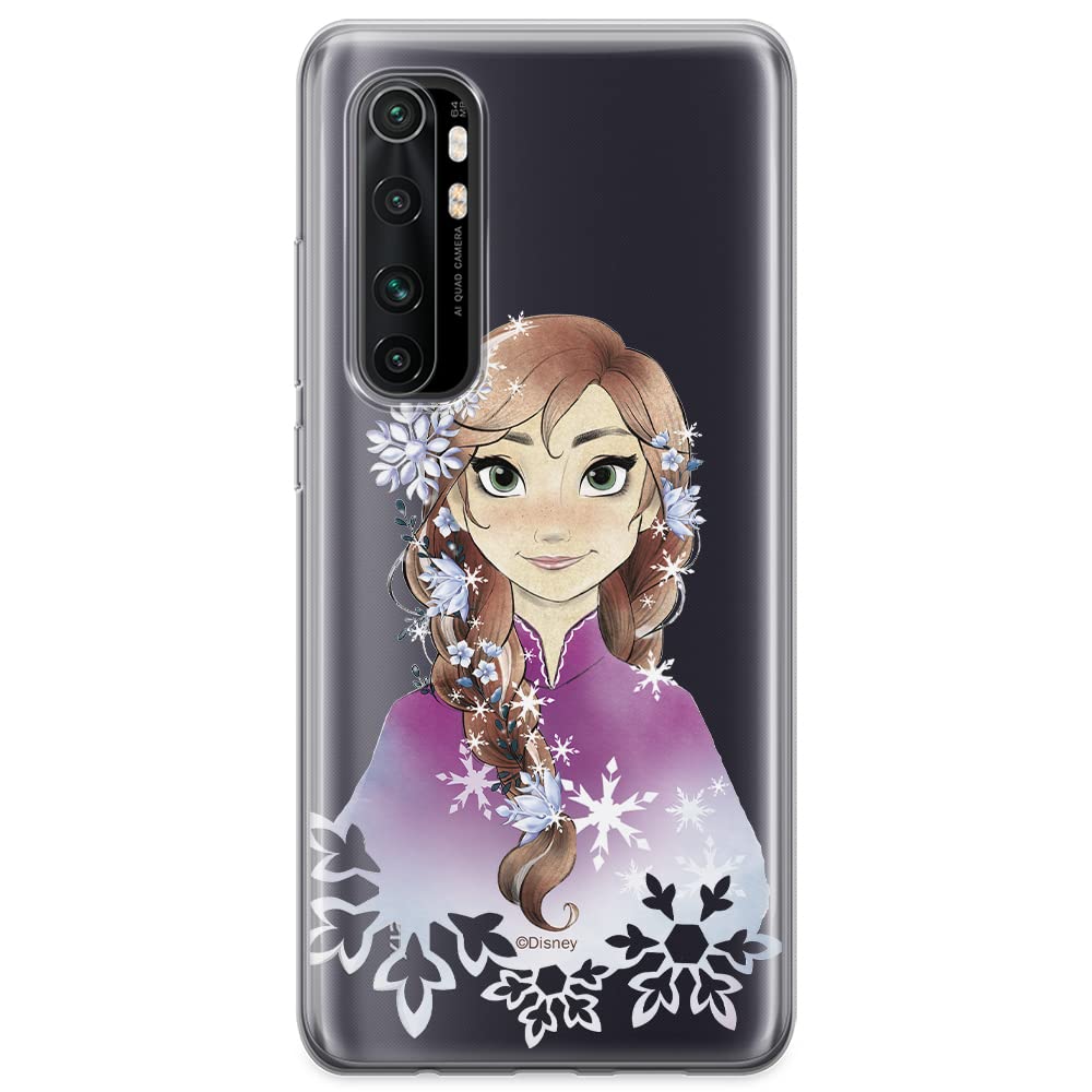 ERT GROUP mobile phone case for Xiaomi MI NOTE 10 Lite original and officially Licensed Disney pattern Anna 001 optimally adapted to the shape of the mobile phone, partially transparent