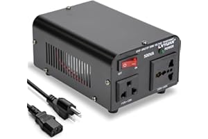 LVYUAN Voltage Transformer Converter 500 Watt Step Up/Down Convert from 110-120 Volt to 220-240 Volt and from 220-240 Volt to 110-120 Volt with US Outlet, Universal Outlet, Circuit Breaker
