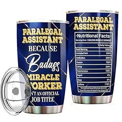 MONIZILUCKY Paralegal Assistant Tumbler Stainless