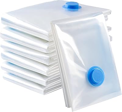 AMZJIMTOP Vacuum Storage Bags 6 Pack 100x80cm Extra Large Reusable