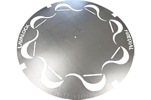 LAVALOCK FireDial Baffle Plate Heat Management System for Charcoal BBQ and Barbecue Smokers, UDS, WSM, Kettle (For 22 in. Kettle)