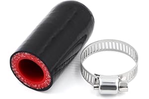 TUOLAUTHON High Temperature 4-Ply Reinforced Silicone Hose Cap ID 5/8 Inch(16mm) Hose End Plug For Turbo Bypass Valve/Vacuum/Fix Leak/Throttle Body Water Port/Heater Core/Coolant Heater Bypass Vacuum Water Port