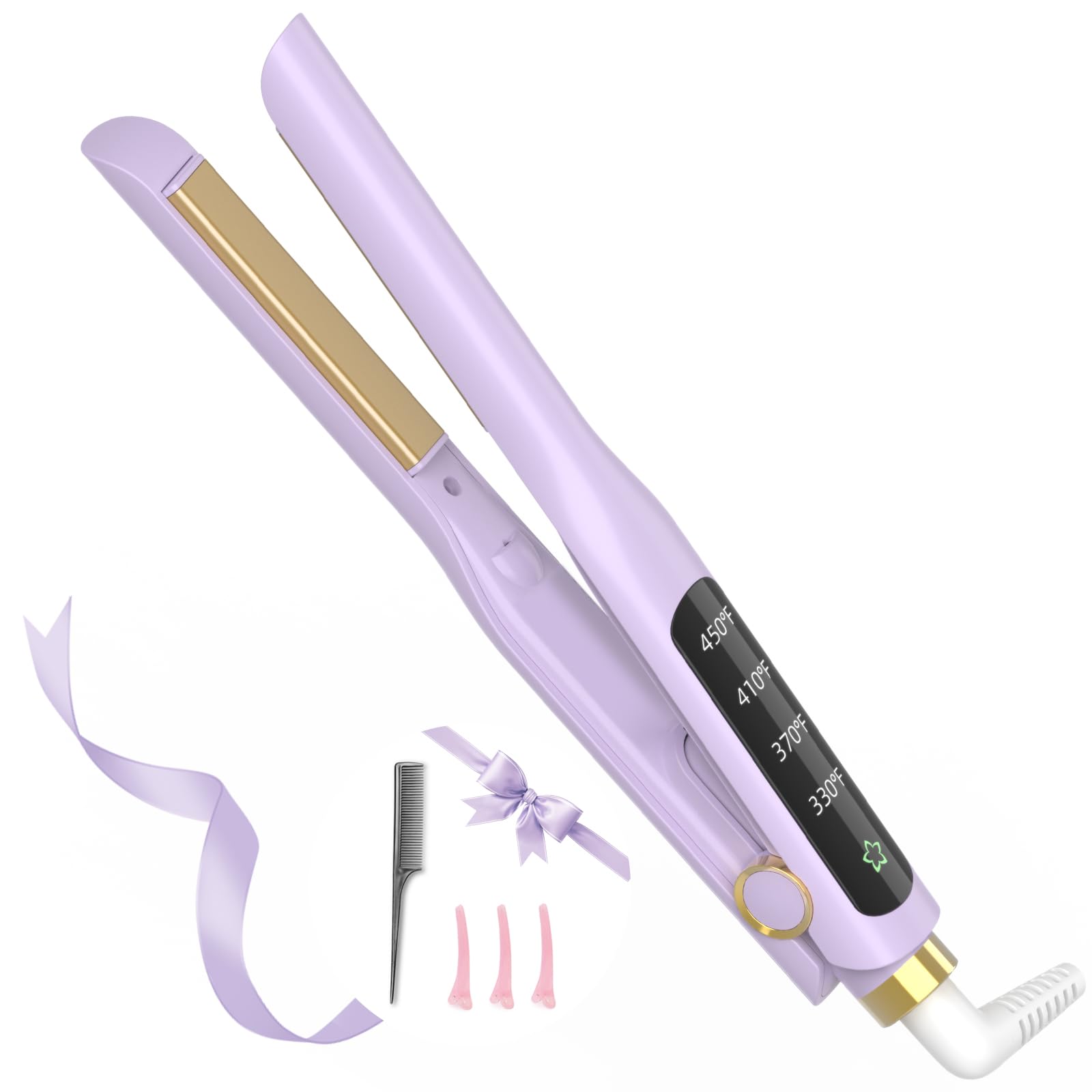 Photo 1 of 1/2 Inch Hair Straightener and Curler 2 in 1,