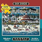 Dowdle Folk Art Puzzles - San Diego Puzzle, 500 Pieces