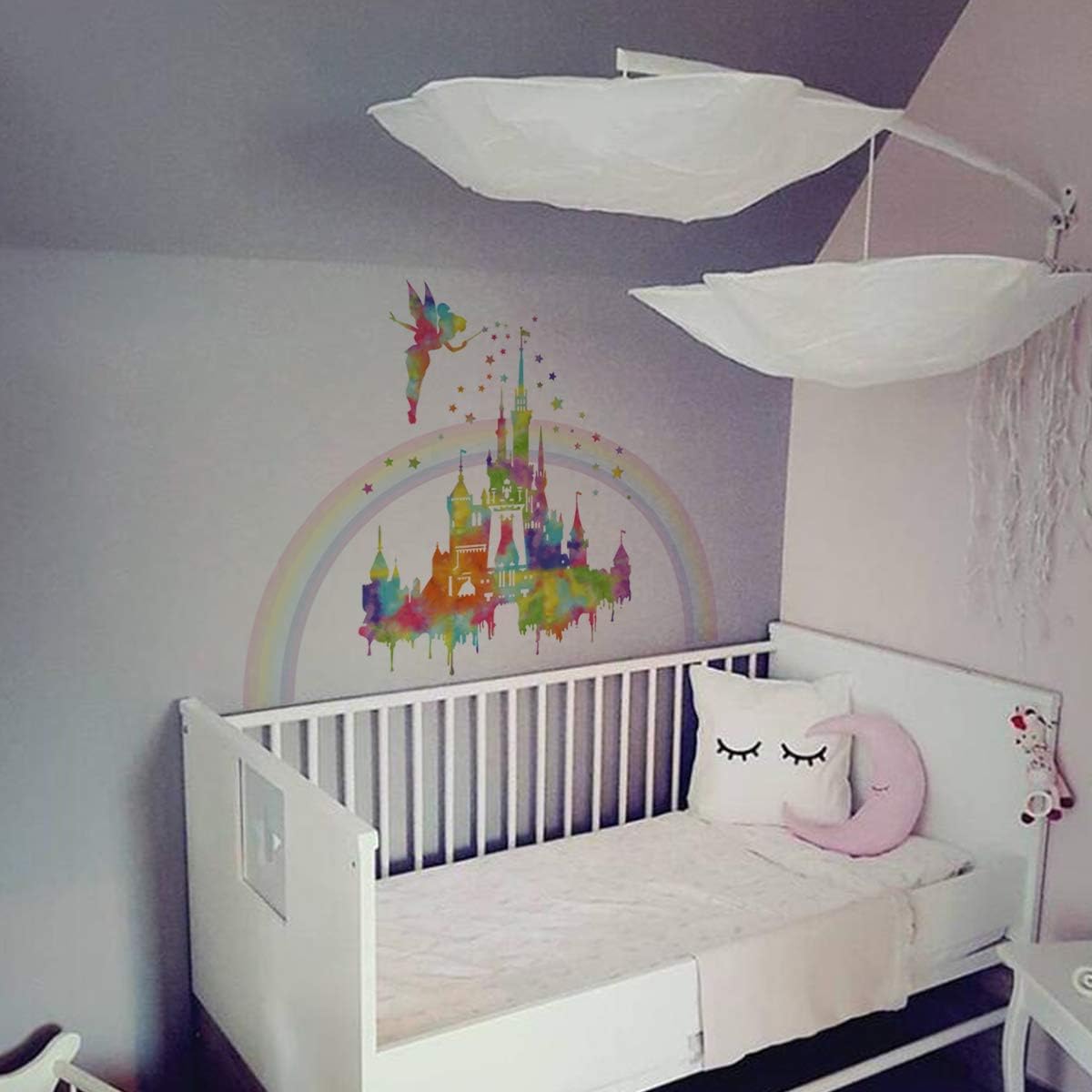 Decorations Murales Stickers Star Autocollants Muraux 0 Etoiles Multi Tailles Nursery Kids Chambre Bebe Maison Fille Decoration Interieure