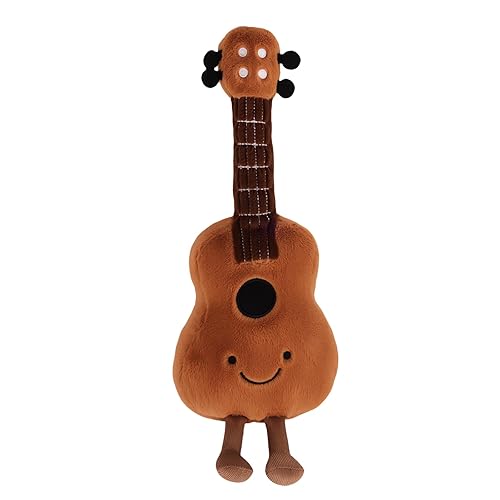 STEFUEWILL17 Guitar Musical Instrument Doll Plush Toy - Musical Themed Plush, Guitar Stuffed Toy, Adorable Guitar Plushies, Charming Plushie, Cute Toy Stuffed Guitar for Living Room, Bedroom