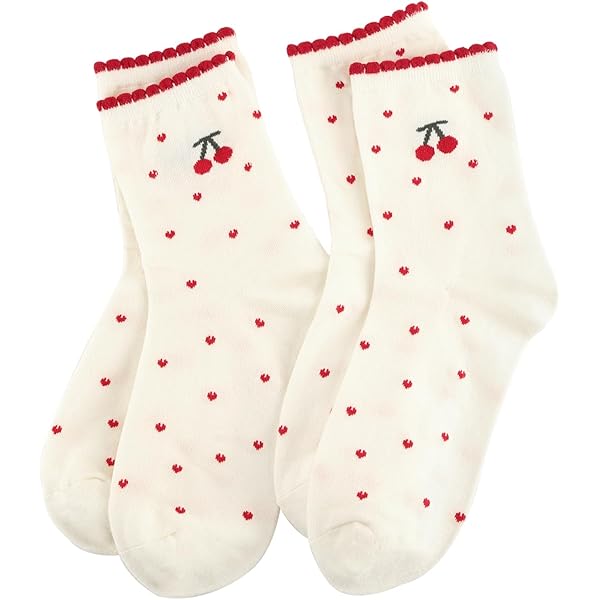 fitted lace wedding dress Men's Red and White Striped Socks TieMart main image 0