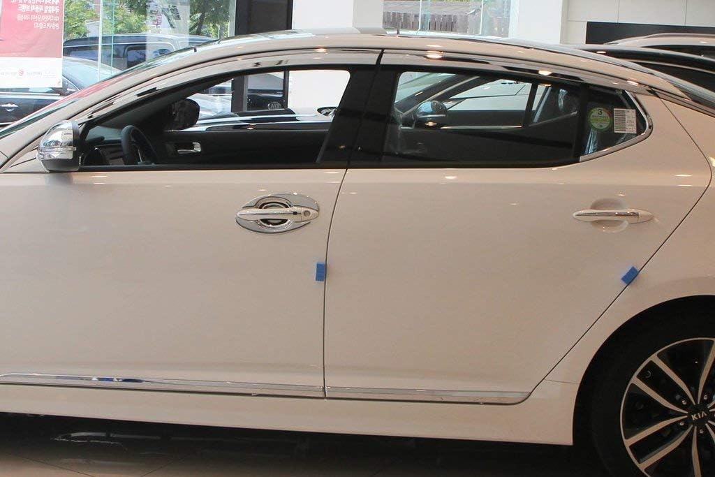 Autoclover Chrome Wind Deflectors Set for Kia Optima 20102015 (4 pieces) BigaMart