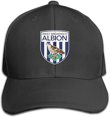 Zoeystyle West Bromwich Albion Football Club Logo Adjustable Peaked Baseball Caps Hats For Unisex Black Amazon Co Uk Clothing