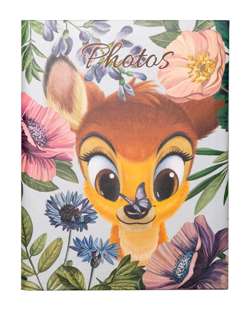 Grupo Erik 6x4 Photo Album - Disney Bambi Gifts Under 10 Pounds | 10x15 cm, 100 Pockets Photo Albums 6x4, Memory Book | Disney Gifts For Women & For Men