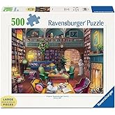 Ravensburger - Dream Library - 500 Piece Large Format Jigsaw Puzzle - Beautiful Colors and Intricate Details - Premium Quality - Puzzles for Adults