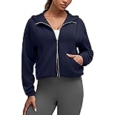G4Free Smoofit Women's Two Way Full Zip Jackets Modal Soft Casual Hoodie with Pockets