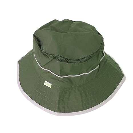 Buy Generic Outdoor Wide Brim Sunbonnet Sun Hat Topi Army Green