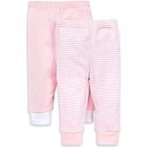 Burt's Bees Baby unisex-baby Knit Jogger Pants, Baby Sweatpants, 100% Organic Cotton Infant Bottoms