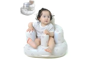 Obbolo Baby Inflatable Seat, Built in Air Pump Baby Chair Seat for Sitting Up 3-36 Months, Toddler Chair for Travel Infant Gift