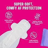 FLO Extra Long Bamboo Sanitary Pads 10 Pack Organic Vegan Cruelty Free view 2