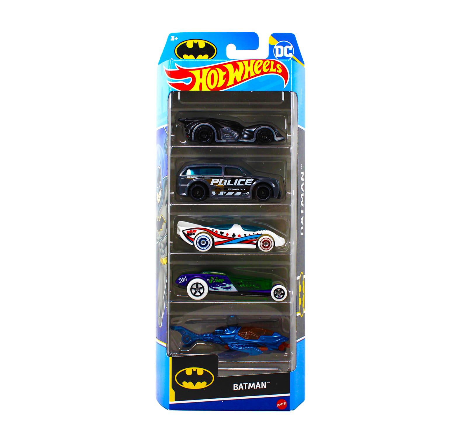 Hot Wheels Batman 5-Pack Vehicles