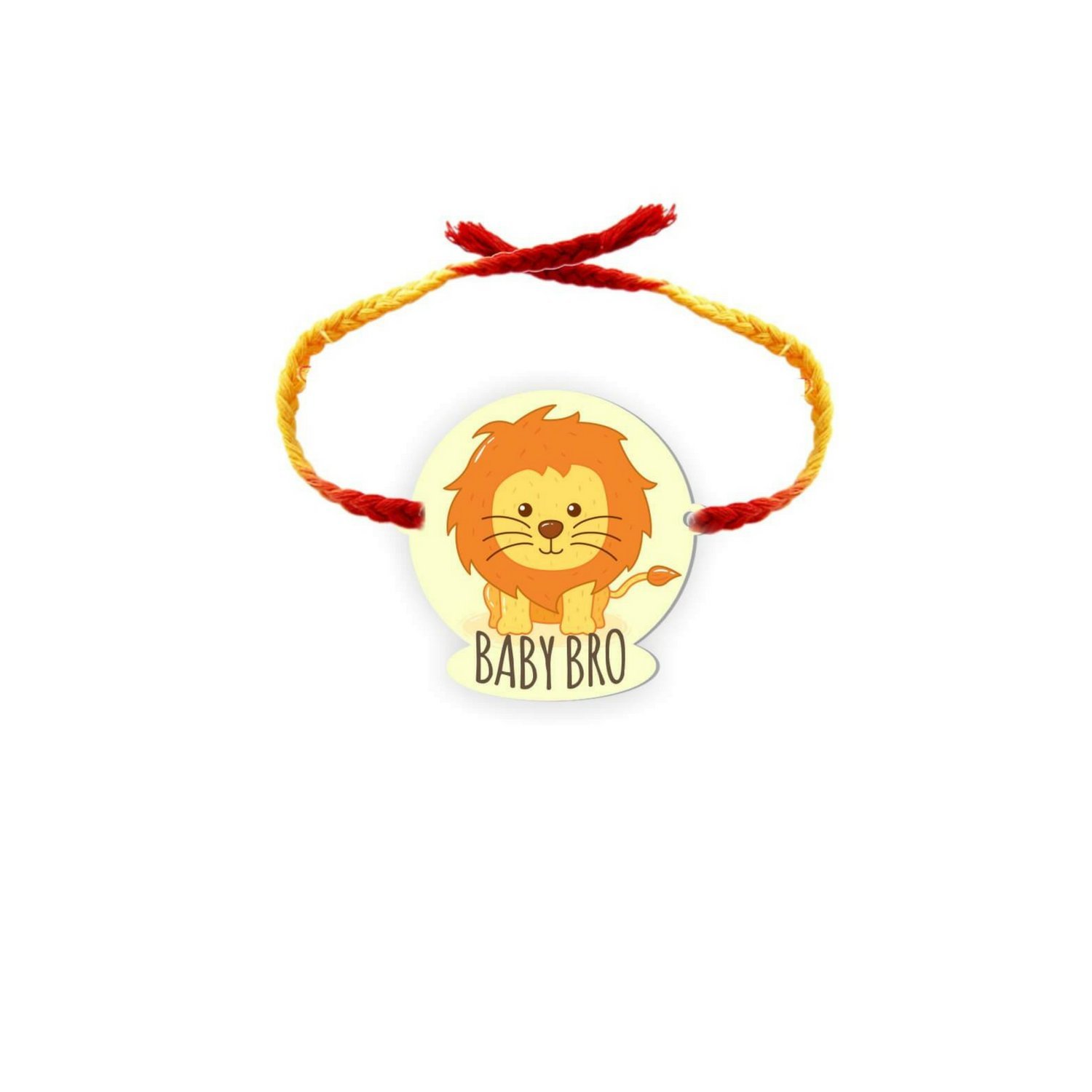 theyayacafe kids rakhi for brother boy baby printed baby lion bro raksha bandhan