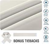BellaHills Blackout Curtains 2 Panels Set W90 x D72 Light Beige Pencil Pleated view 5