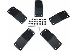 GENERIC KMC XD Series Matte Black Wheel Inserts for 20x12-44mm XD811 Rockstar II 811FIN20244NABS Set of 5