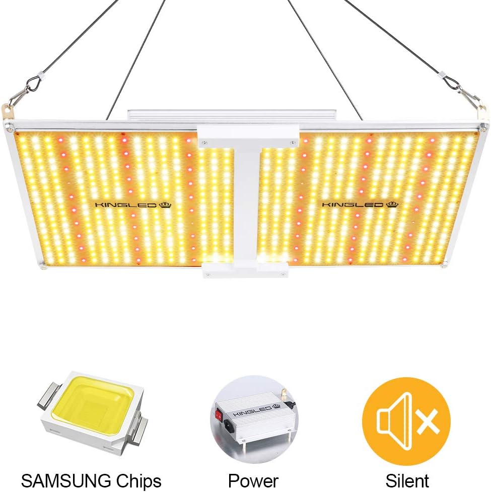 LED Grow Light King Plus UL Series 2000W LED Grow Light Full Spectrum Plants Lights for Indoor Veg and Flower Growing Lamp(620 Samsung LED Chips)