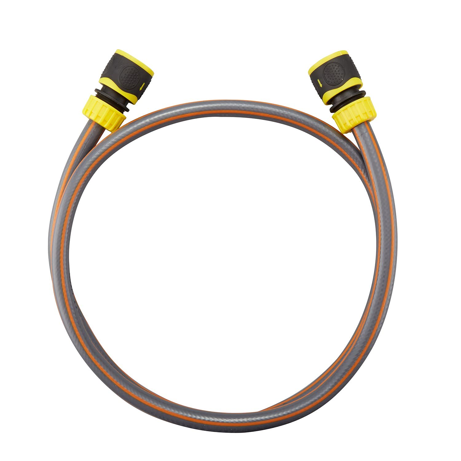 LitOrange Hose Connection Set, Hose Pipe Fitting Connection Kit including 1.5M 4-layer PVC Pipe, 2 x 1/2" Hose End Quick Connectors, for Irrigation, Car Wash, Gardening,Pet