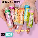 Crazy Rumors Ginger Peach BIGGIE Lip Balm Stick 4X Size 100% Natural Vegan view 4
