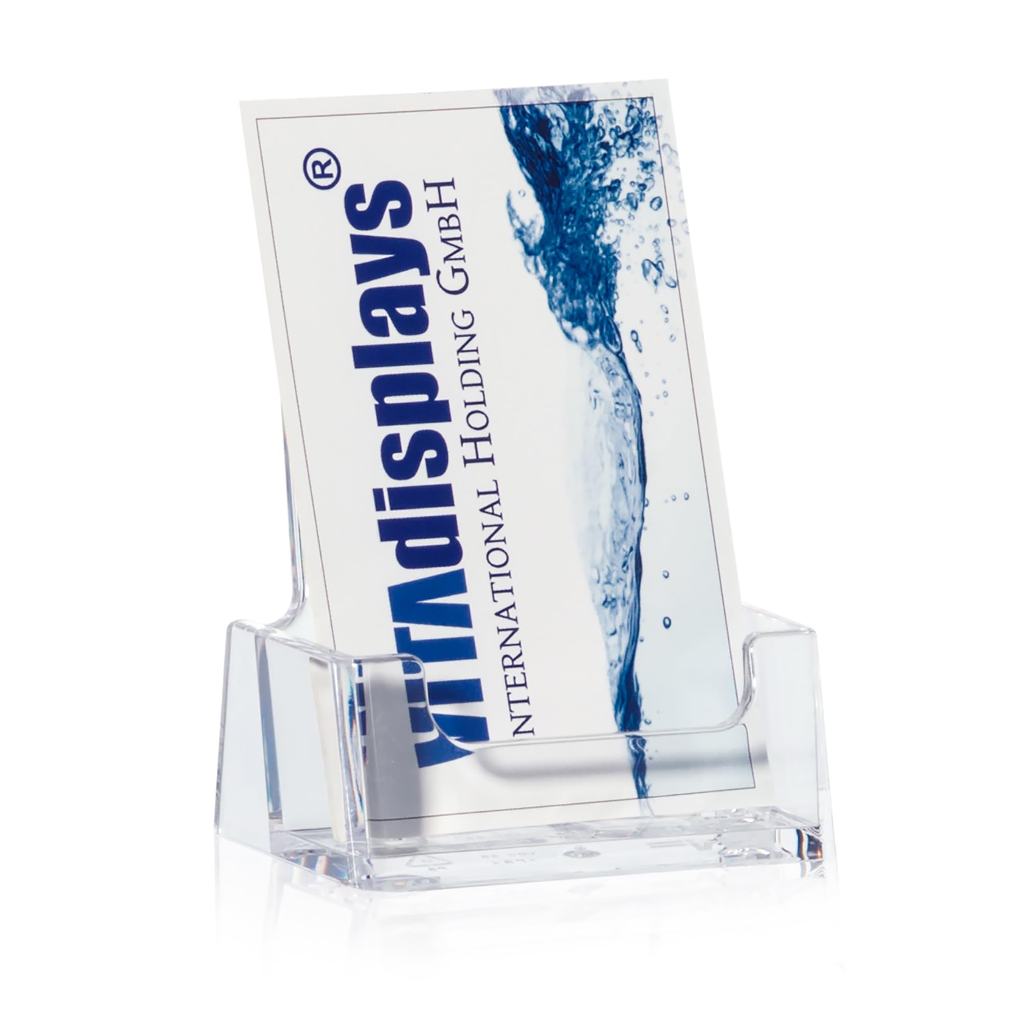 taymar Transparent Portrait Business Card Holder