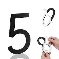 4 Inch House Numbers, Self-adhesive House Number