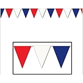Red, White and Blue Outdoor Pennant Banner