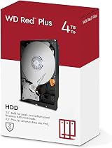 WD Red Plus 4TB NAS Internal Hard Drive 5400 RPM SATA 6Gb/s CMR 256MB view 2